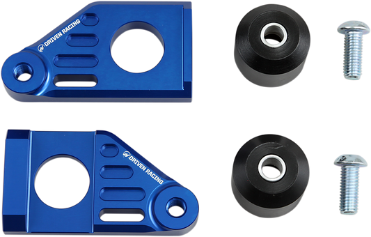 DRIVEN RACING Axle Block Sliders - Suzuki - Blue DRAX-119-BL