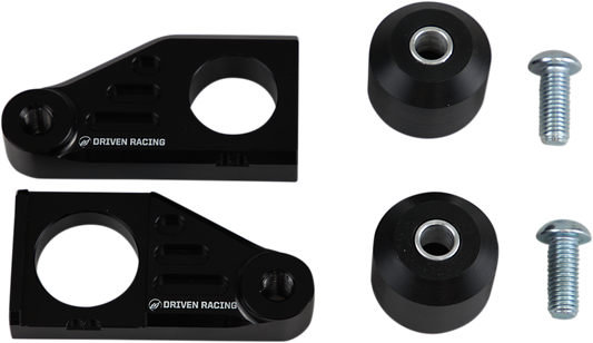 DRIVEN RACING Axle Block Sliders - Honda - Black DRAX-120-BK