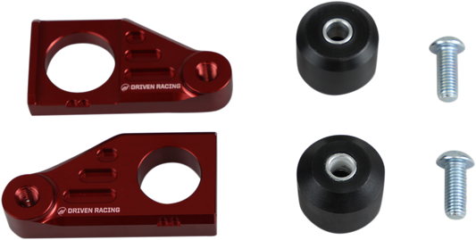 DRIVEN RACING Axle Block Sliders - Honda - Red DRAX-120-RD