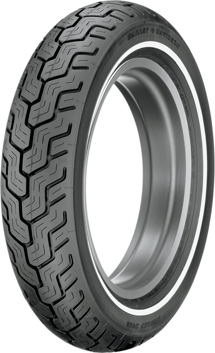 DUNLOP Tire - Harley-Davidson? D402* - Rear - MT90-16 - Narrow Whitewall - 74H 45006847