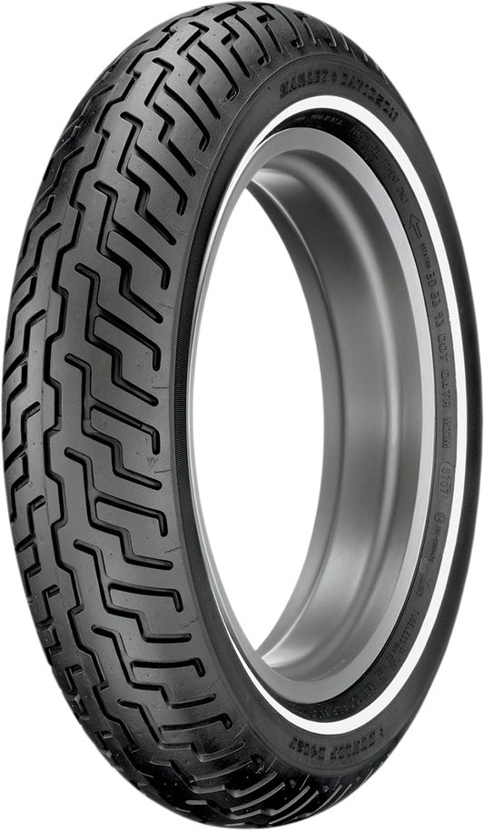 DUNLOP Tire - Harley-Davidson? D402* - Front - MT90-16 - Narrow Whitewall - 72H 45006655