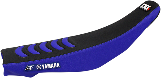BLACKBIRD RACING Double Grip 3 Seat Cover - Blue/Black - Yamaha 1245H