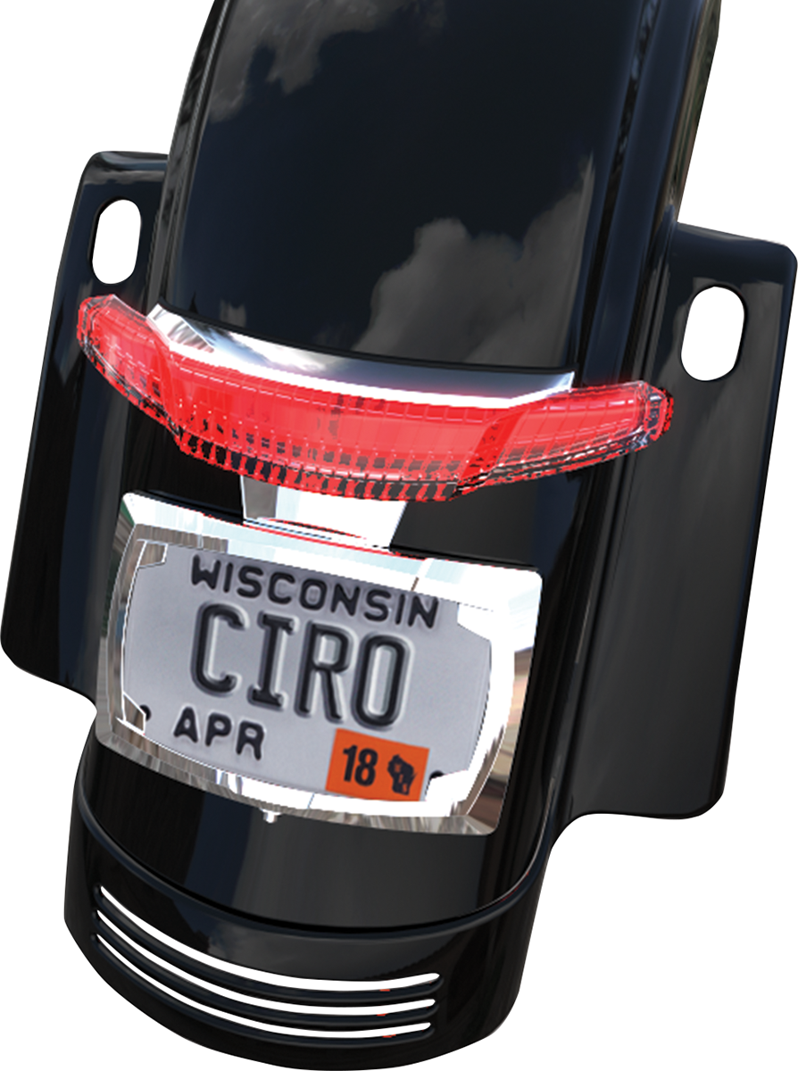 CIRO Taillight/License Plate Holder - Chrome 40051