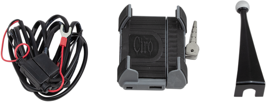 CIRO Premium Holder W/Charger - '96-'13 FLHT 50216