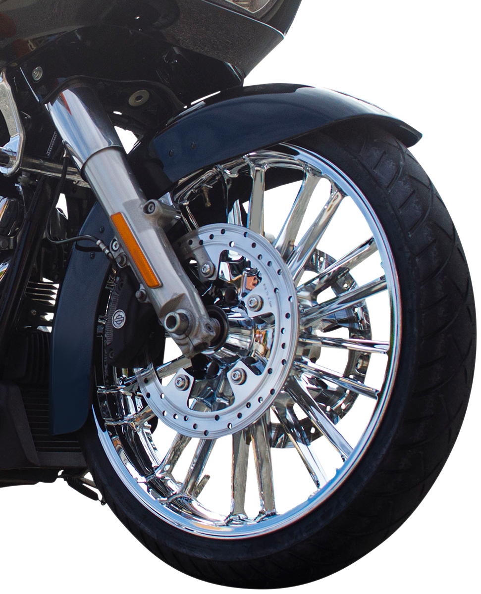 COASTAL MOTO Front Wheel - Atlantic - Dual Disc/No ABS - Chrome - 21"x3.50" - '00-'07 FL 3D-ATL213CH07