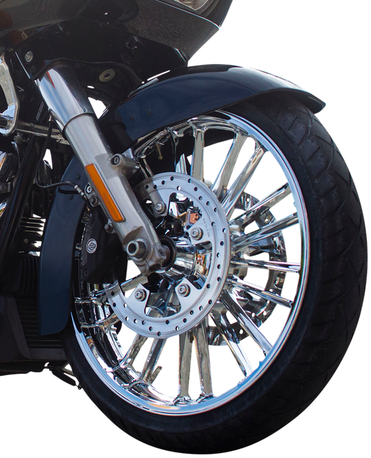 COASTAL MOTO Front Wheel - Atlantic - Dual Disc/No ABS - Chrome - 21"x3.50" - '00-'07 FL 3D-ATL213CH07