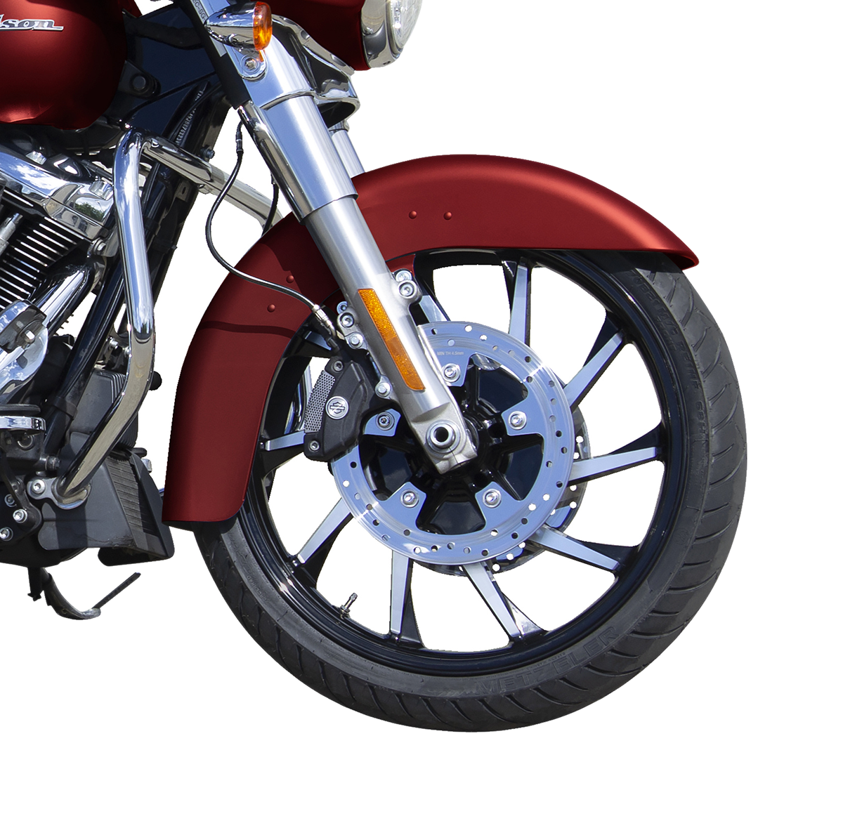 COASTAL MOTO Front Wheel - Hurricane 3D - Dual Disc/No ABS - Black - 21"x3.50" - '08+ FL 3D-HUR213BC