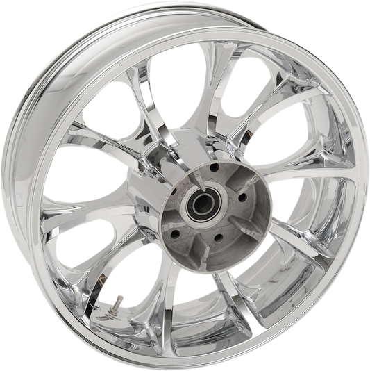 COASTAL MOTO Rear Wheel - Largo 3D - Single Disc/No ABS - Chrome - 18"x5.50" - '09+ FL 3D-LGO185CH