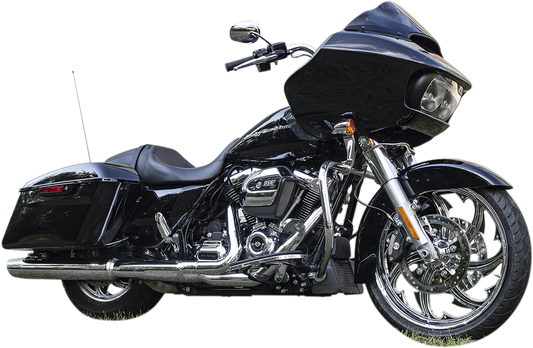 COASTAL MOTO Rear Wheel - Fury - Single Disc/ABS - Chrome - 16"x5.50" - FL 4502-FRY-165-CH