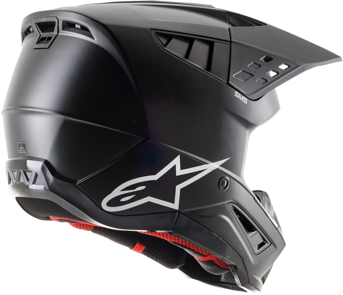 S M5 Solid Helmet Black Matt Xs