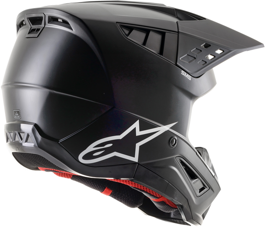 S M5 Solid Helmet Black Matt 2x