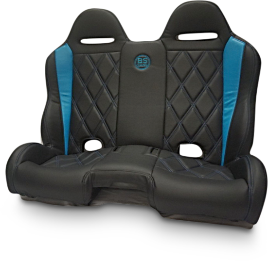 BS SAND Performance Seat - Big Diamond - Black/Titanium Blue PEBETBBDC