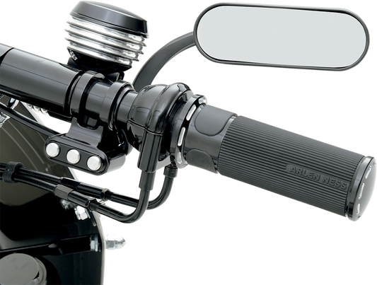 ARLEN NESS Oval Mirror - Black - Right 13-413