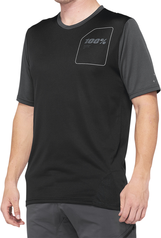 Ridecamp Jersey - Charcoal/Black - Large