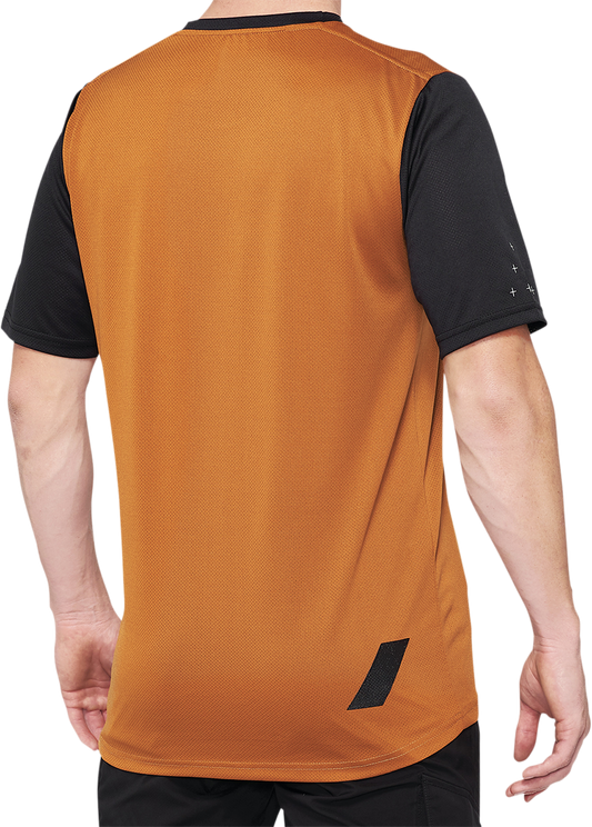 Ridecamp Jersey - Terracotta/Black - XL