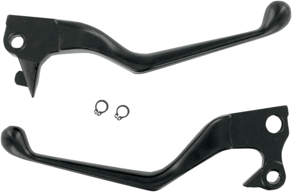 DRAG SPECIALTIES Lever Set - Black H07-0575-BLK
