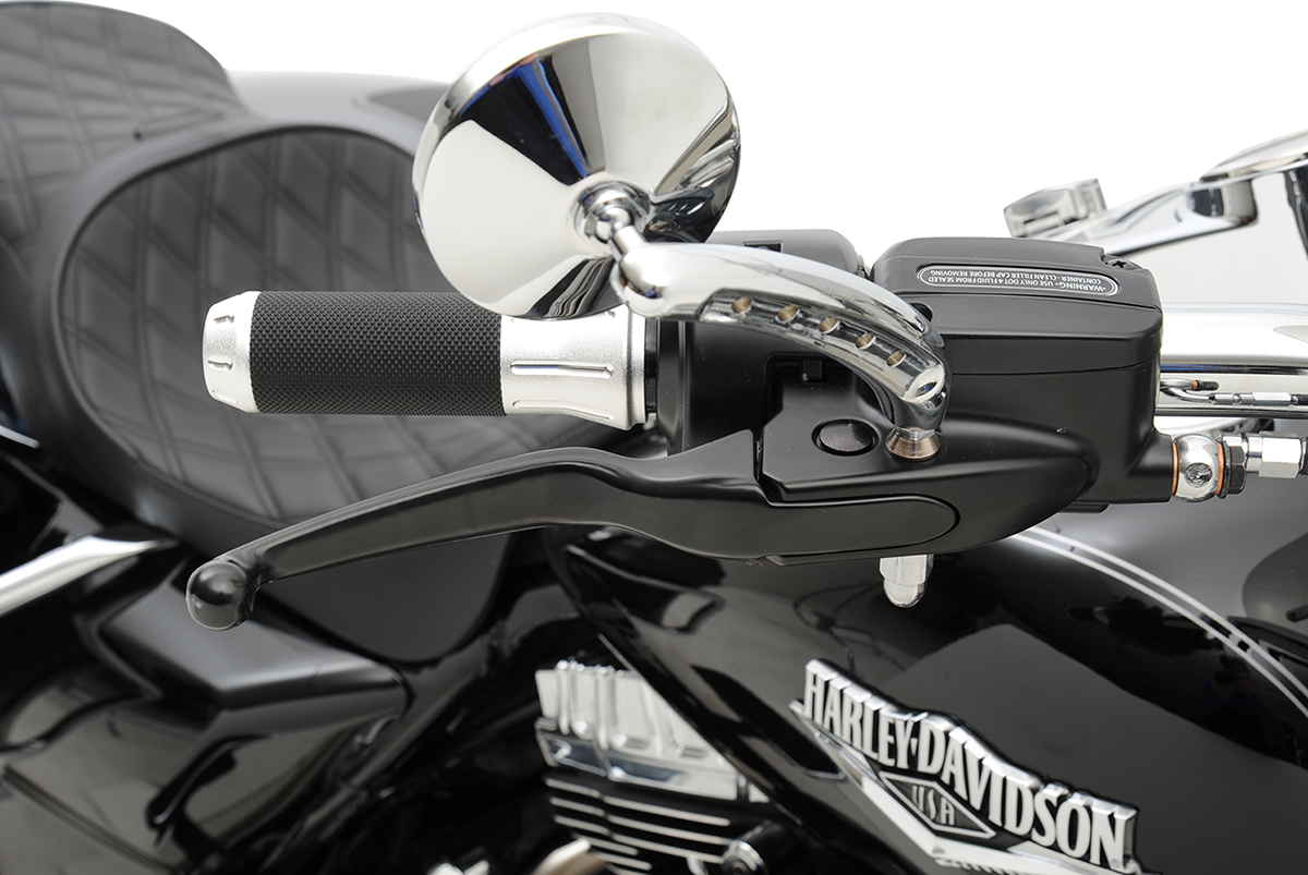 DRAG SPECIALTIES Lever Set - Black H07-0585BLK