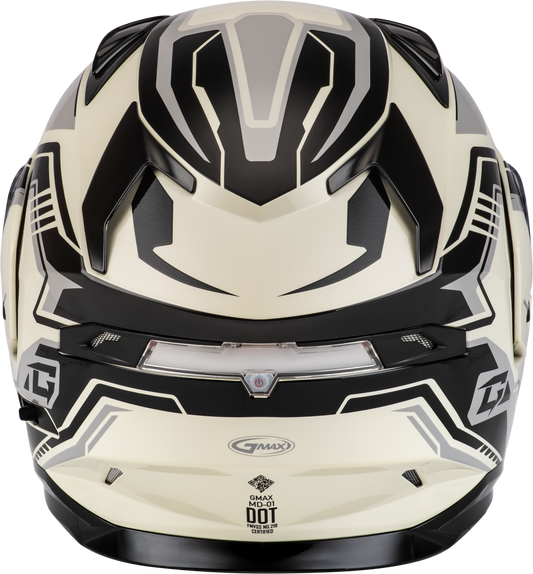 Md 01s Transistor Snow Helmet W Elec Shld White/Grey/Blk Lg