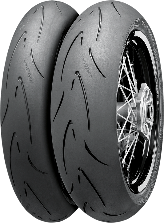 CONTINENTAL Tire - ContiAttack SM Evo - Rear - 150/60R17 - 66H 02445760000