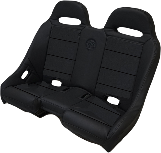 BS SAND Extreme Bench Seat - Straight - Black EXBEBKSTR