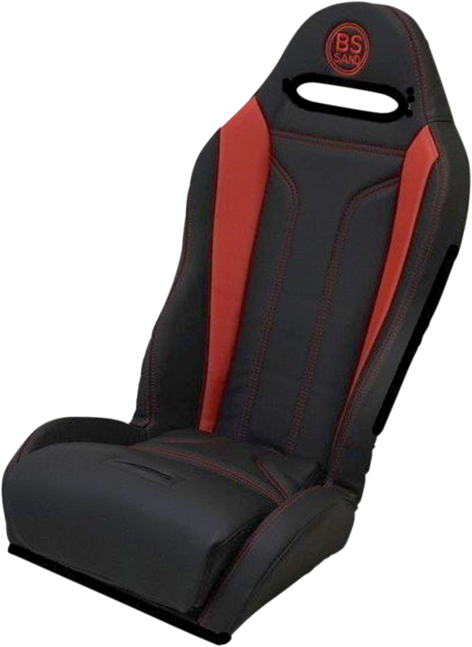 BS SAND Performance Seat - Double T - Black/Red PEBURDBTC