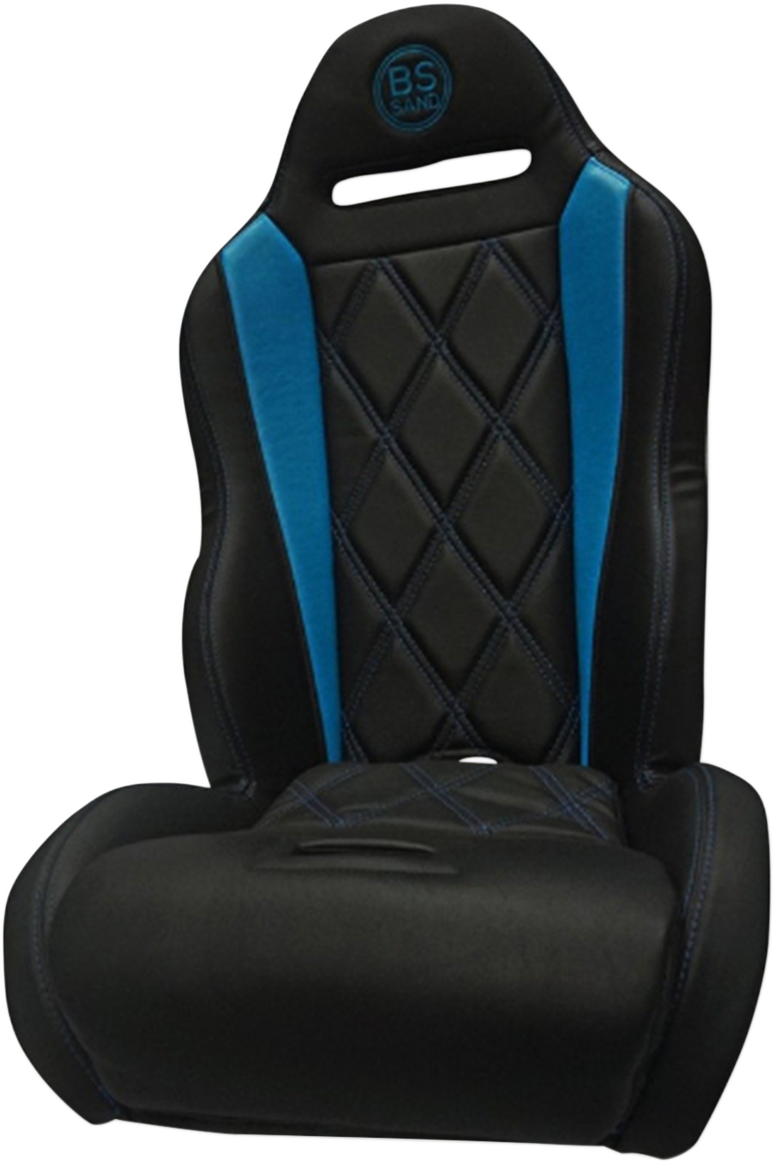 BS SAND Performance Seat - Big Diamond - Black/Titanium Blue PEBUTBBDR