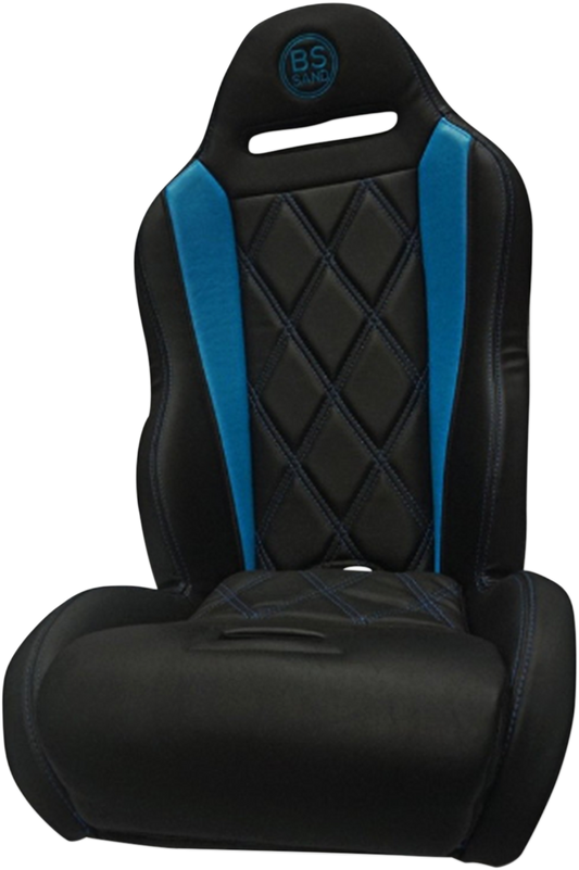 BS SAND Performance Seat - Big Diamond - Black/Titanium Blue PEBUTBBDC