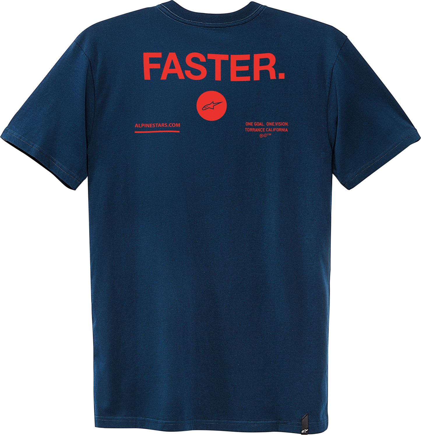 Faster Tee Navy 2x