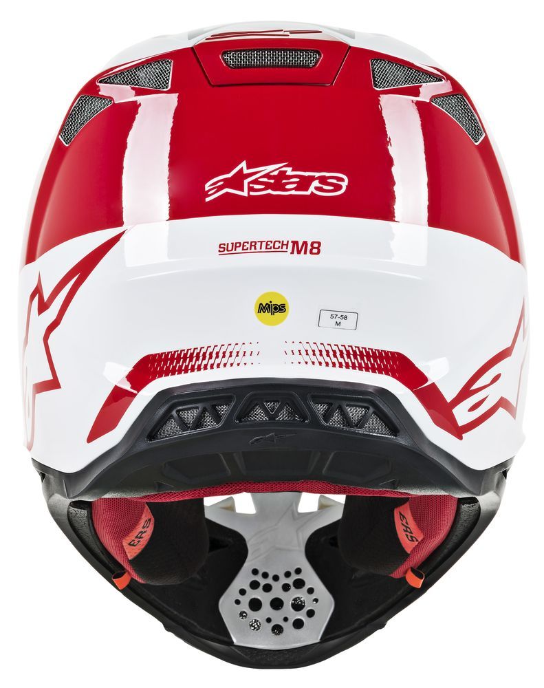 S.Tech S M8 Triple Helmet Red/White Xs