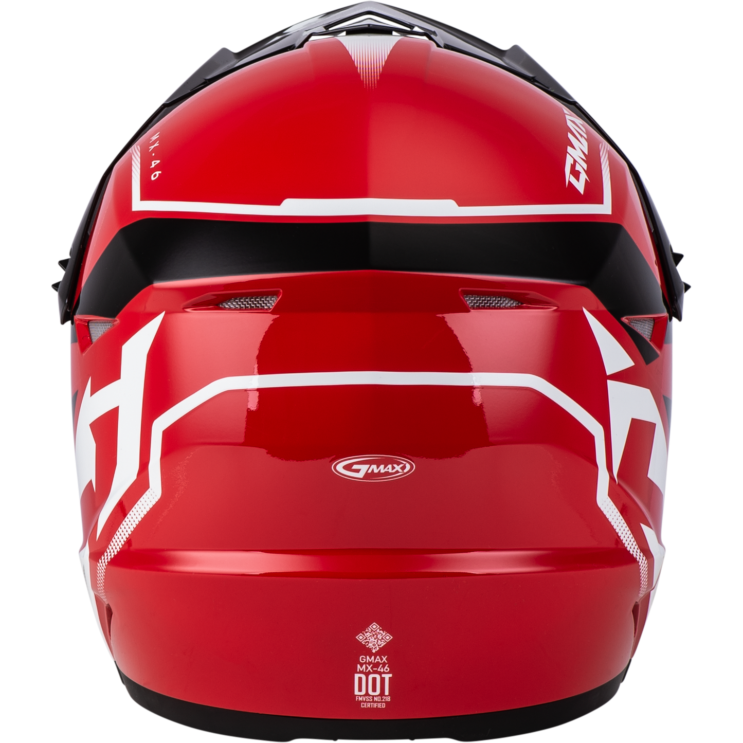 Mx 46 Compound Helmet Red/Black/White Sm