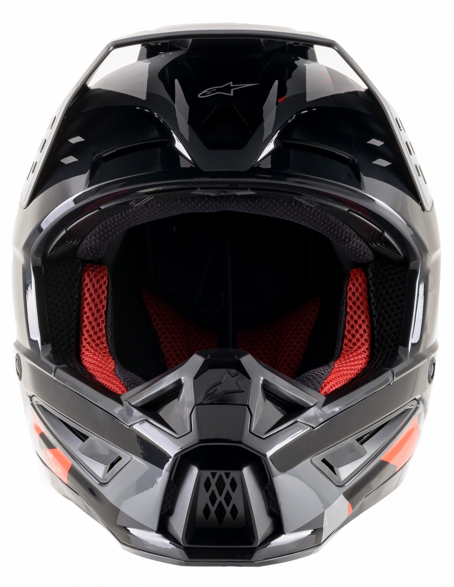 S M5 Rover Helmet Anthracite/Red Fluo/Camo Xs