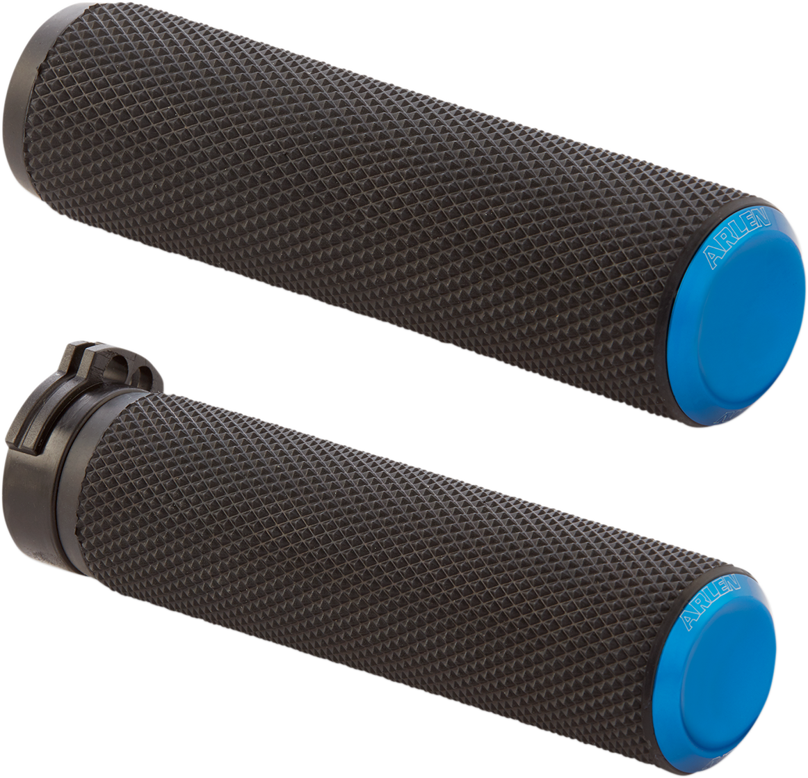ARLEN NESS Grips - Knurled - TBW - Blue 07-345