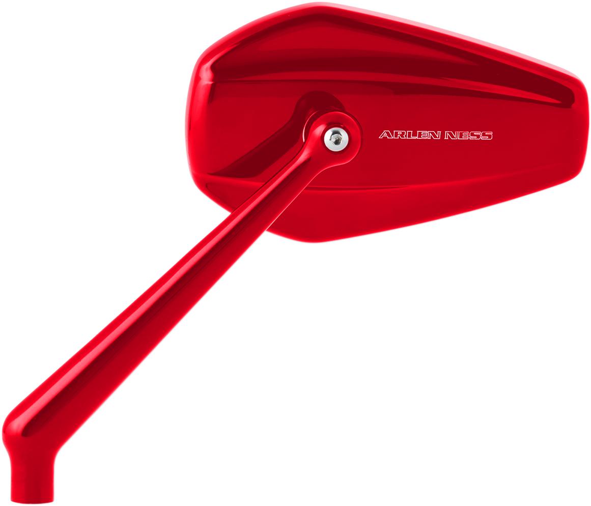 ARLEN NESS Mini Stocker Left Mirror - Red - Left 13-152