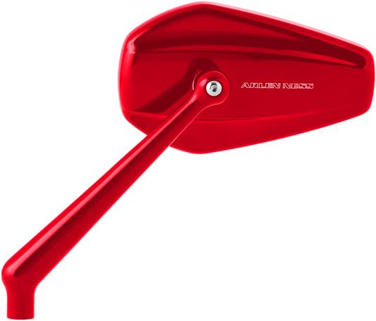 ARLEN NESS Mini Stocker Left Mirror - Red - Left 13-152