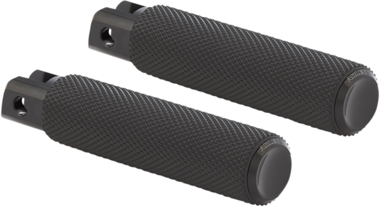 ARLEN NESS Passenger Knurled Footpegs - Black - FXDR 07-942