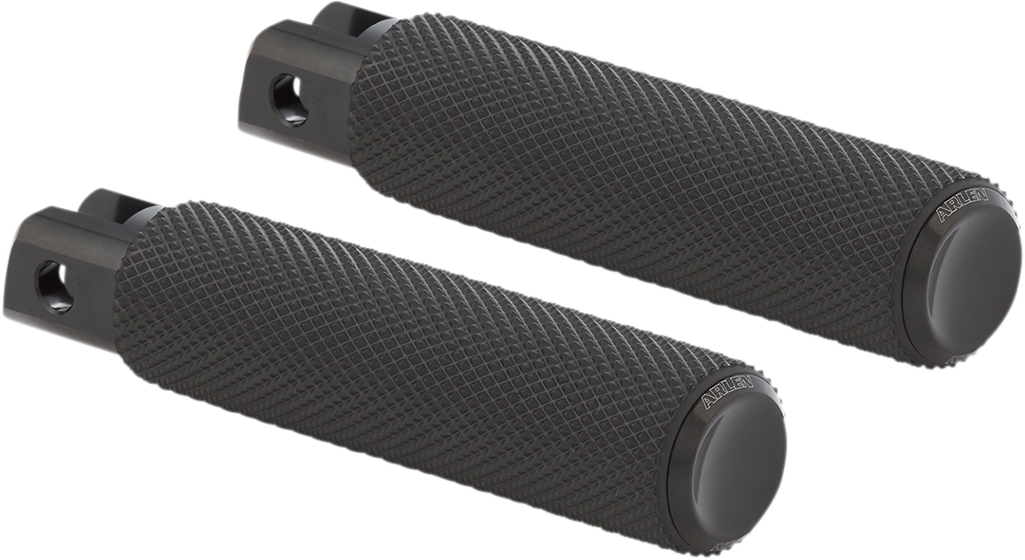 ARLEN NESS Passenger Knurled Footpegs - Black - FLDE 07-943