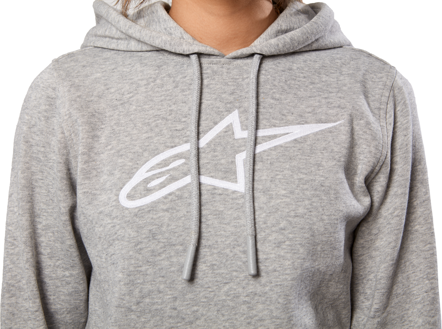 Womens Ageless V2 Hoodie Grey Heather Sm