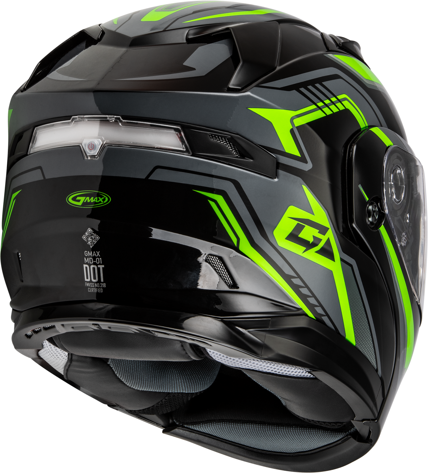 Md 01s Transistor Snow Helmet Black/Grey/Green Lg