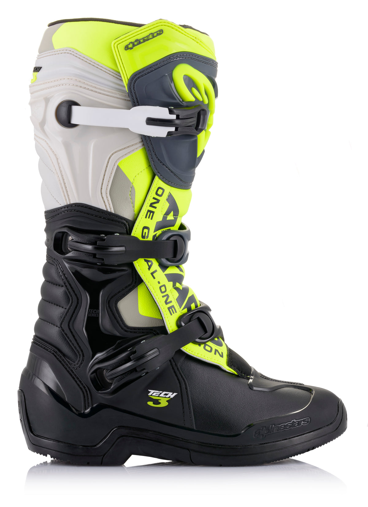 Tech 3 Boots Blk/Cool Grey/Ylw/Fluo Sz 15