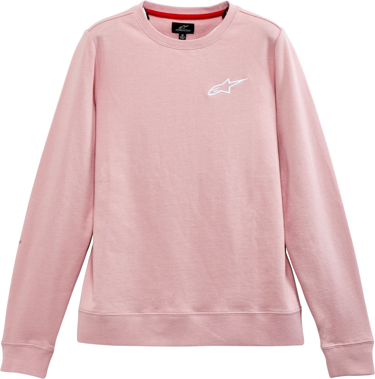 Womens Ageless Chest Crew Fleece Pink Xl
