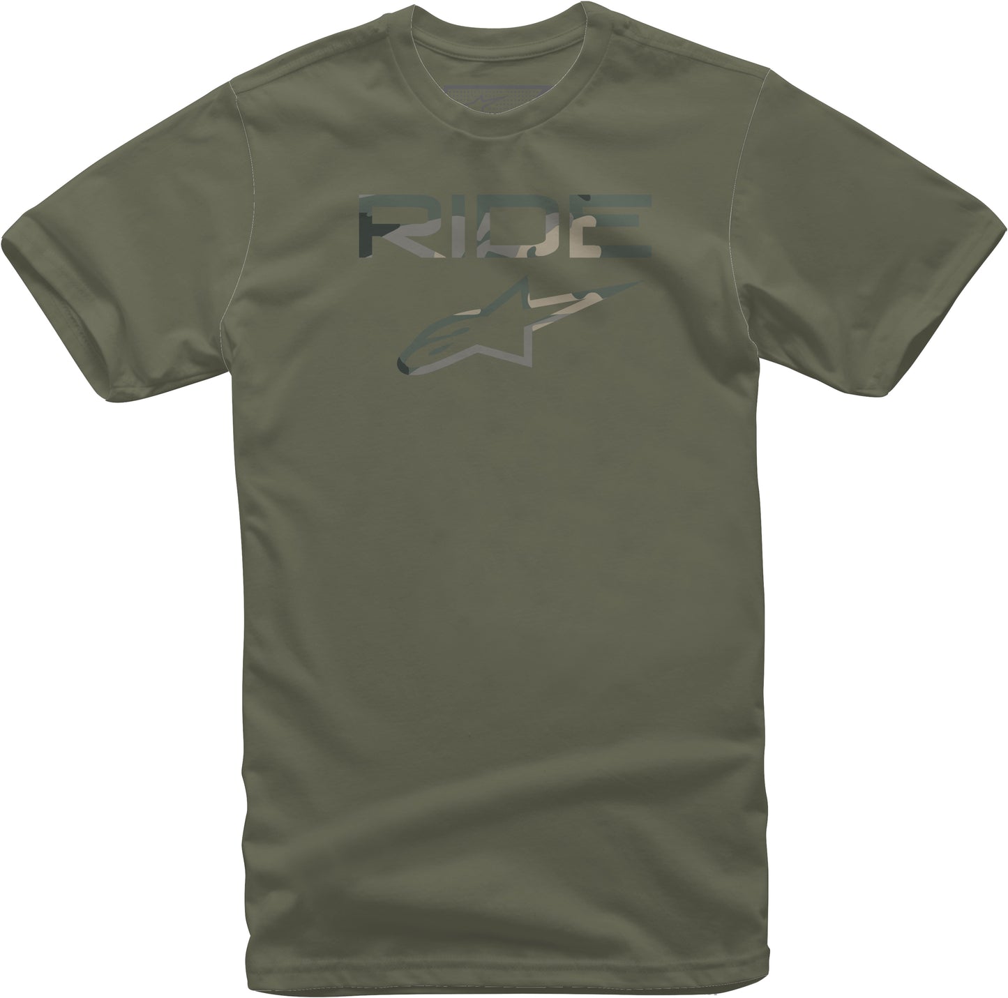Ride 2.0 Camo Tee Military 2x