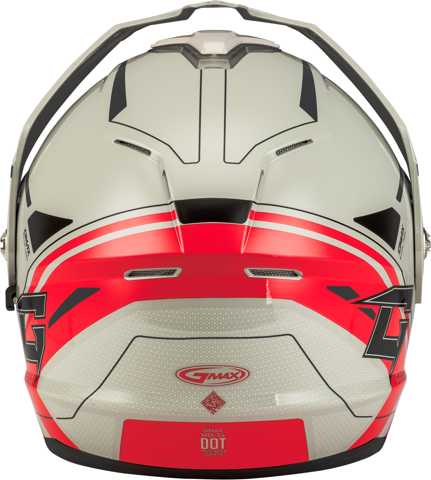 Md 74s Spectre Snow Helmet W/ Electric Shield White/Red 2x