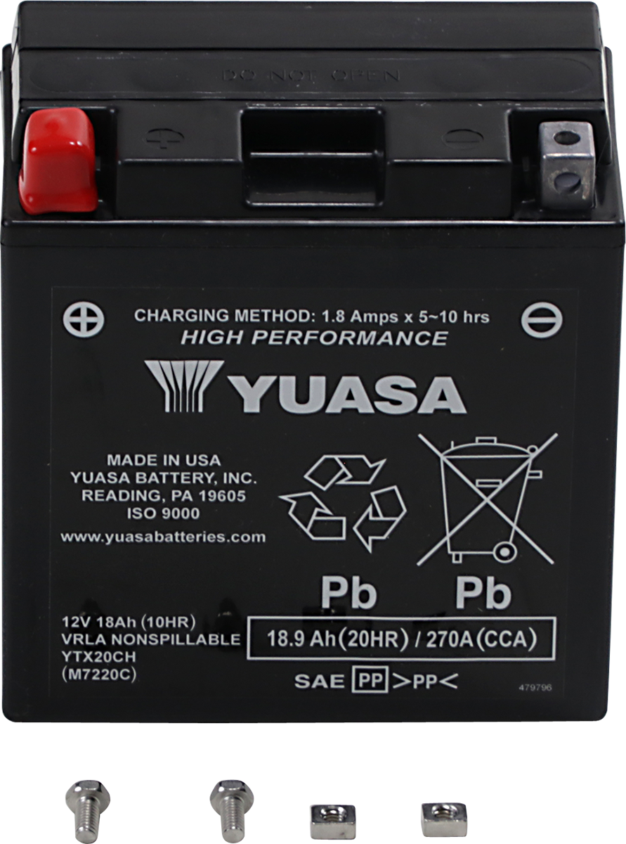 YUASA Battery - FA - YTX20CH YUAM7220C