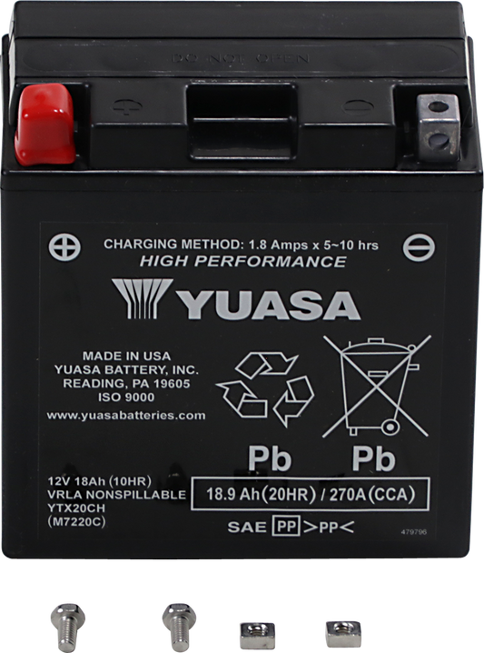 YUASA Battery - FA - YTX20CH YUAM7220C