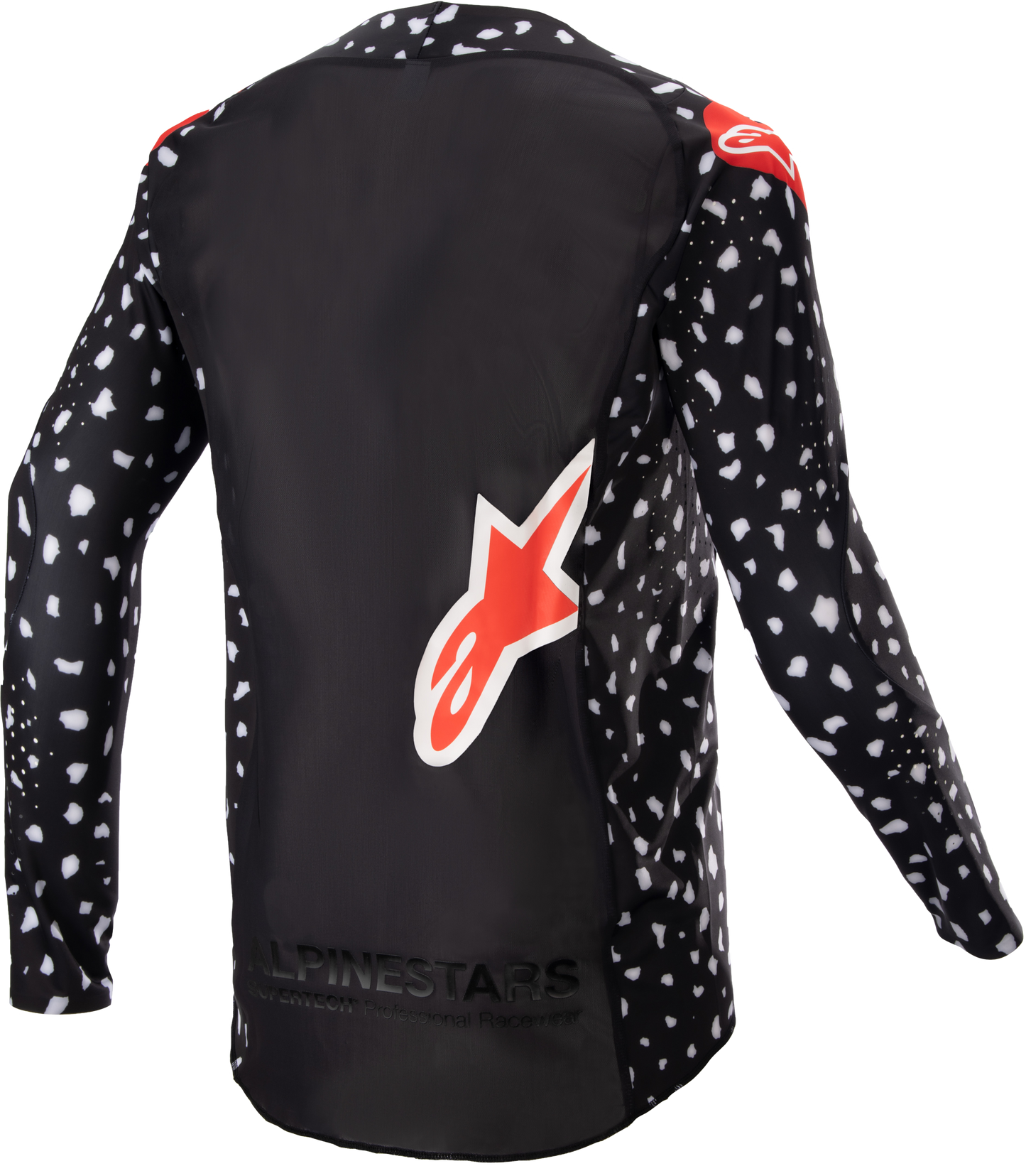 Supertech North Jersey Black/Neon Red Sm