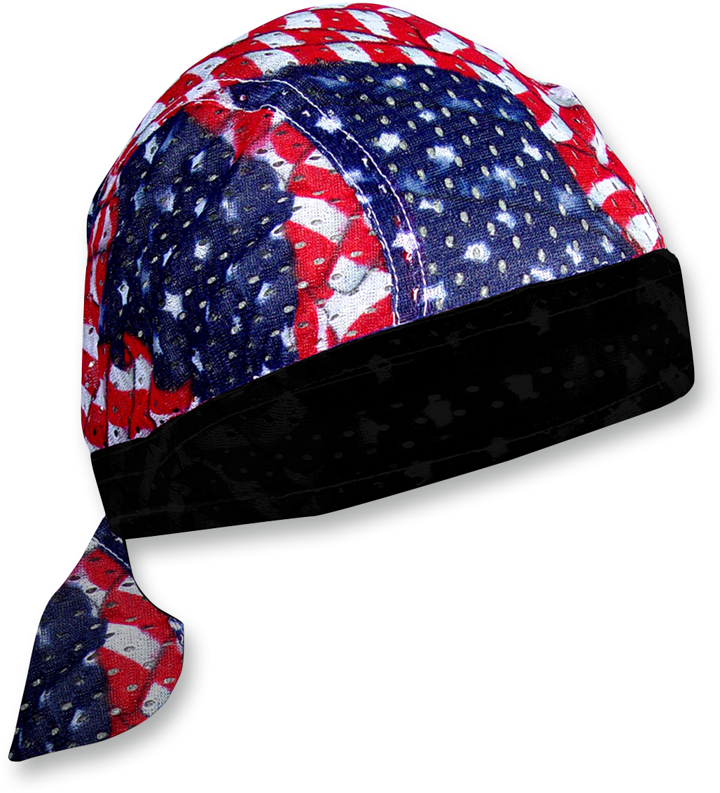 ZAN HEADGEAR Flydanna? Vented Sport Headwrap - Flag ZVS265