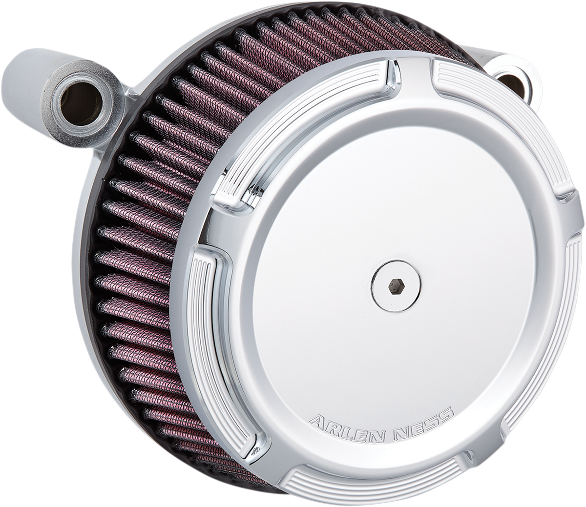 ARLEN NESS Beveled Synthetic Stage-1 Air Cleaner - Chrome 50-845