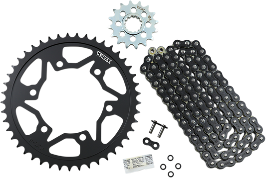 VORTEX Chain Kit - Black - Yamaha - FZ-09 CK6453