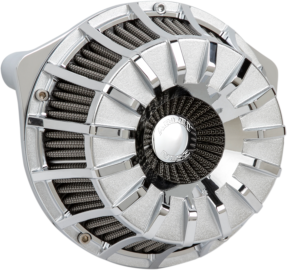 ARLEN NESS 15-Spoke Air Cleaner - Chrome - M8 18-996