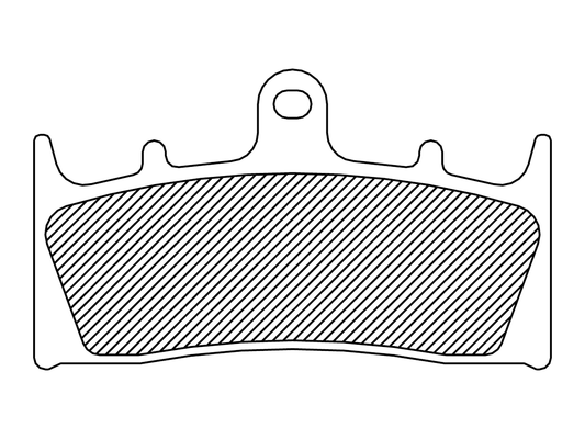 DRAG SPECIALTIES Organic Brake Pads - Buell FAD424